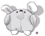 The Moe the Mouse plush character